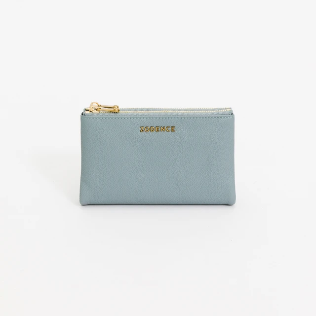 【ZODENCE 佐登司】LIZ進口牛皮對開輕薄中夾(藕藍) 歷史價格詳細信息