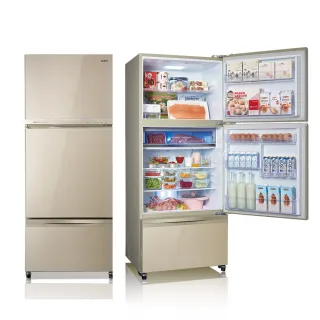 聲寶【SR-C61GDV-Y8】605公升三門變頻琉璃金冰箱 歷史價格詳細信息