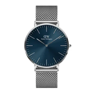 【Daniel Wellington】DW 男錶 Classic Onyx 40mm 寂靜黑米蘭金屬錶-黑錶盤 歷史價格詳細信息