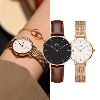 【Daniel Wellington】DW 手錶 Petite Suffolk Red 28/32mm 櫻桃紅真皮皮革錶 歷史價格詳細信息