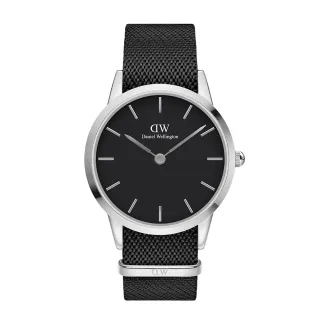 【Daniel Wellington】DW 手錶 DW ICONIC BLACK NATO 40MM 雙色經典織紋錶-冰川白錶盤(DW00100677) 歷史價格詳細信息