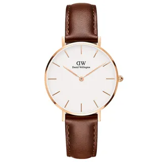 DW Daniel Wellington / DW00100345 /PETITE EVERGOLD 米蘭編織不鏽鋼手錶 黑x鍍香檳金 36mm 歷史價格詳細信息