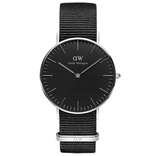 【Daniel Wellington】Classic Cornwal 18mm 寂靜黑織紋錶帶 玫瑰金 DW錶帶 歷史價格詳細信息