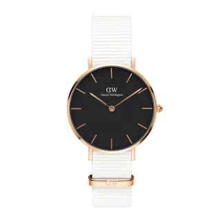 DW Daniel Wellington / DW00100345 /PETITE EVERGOLD 米蘭編織不鏽鋼手錶 黑x鍍香檳金 36mm 歷史價格詳細信息
