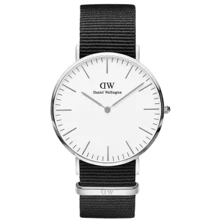 DW Daniel Wellington / DW00100202 / Classic Petite 米蘭編織不鏽鋼手錶 黑色 32mm 歷史價格詳細信息