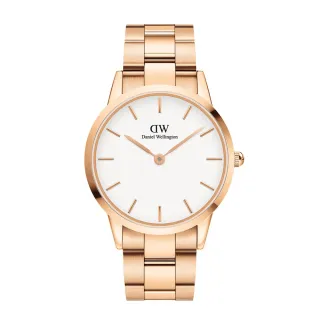 DW Daniel Wellington / DW00100345 /PETITE EVERGOLD 米蘭編織不鏽鋼手錶 黑x鍍香檳金 36mm 歷史價格詳細信息