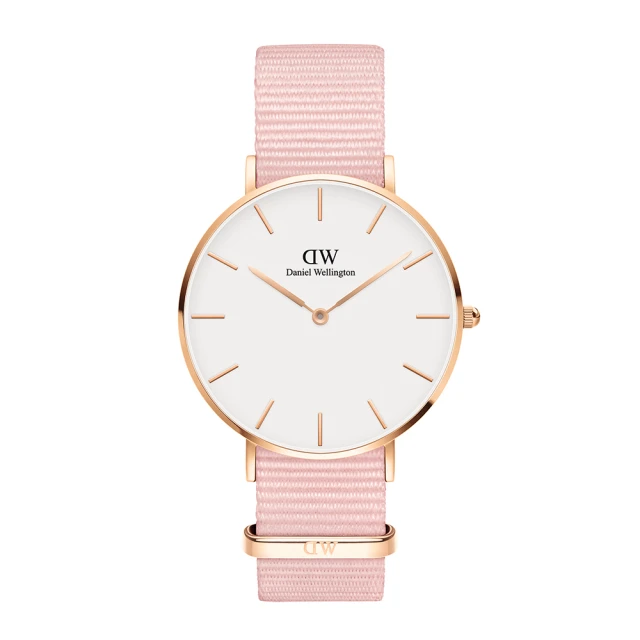 【Daniel Wellington】Petite Rosewater 16mm 櫻花粉織紋錶帶 香檳金 DW錶帶 歷史價格詳細信息