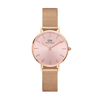 【Daniel Wellington】DW 手錶 Petite Suffolk Red 28/32mm 櫻桃紅真皮皮革錶 歷史價格詳細信息