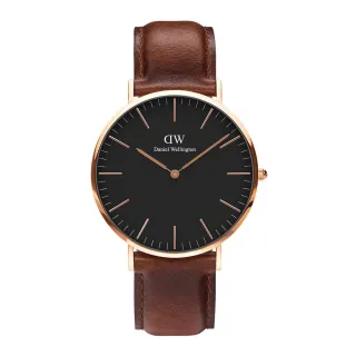 【Daniel Wellington】DW 手錶  Classic St Mawes 40mm棕色真皮皮革錶(DW00100124) 價格比較,價格查詢,歷史價格詳細信息