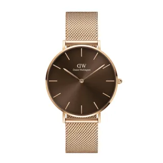 【Daniel Wellington】DW 手錶 Petite Amber 28mm幻彩琥珀棕米蘭金屬錶-玫瑰金框(DW手錶女錶 DW00100476) 歷史價格詳細信息