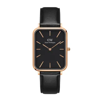 DW Daniel Wellington 經典黑色皮革腕錶-銀框/36mm(DW00100145) 歷史價格詳細信息