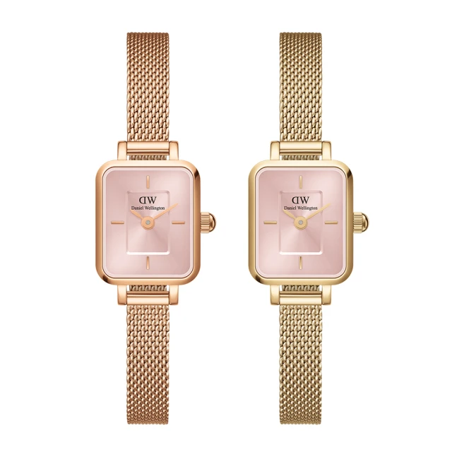 【Daniel Wellington】DW Quadro Mini 15x18mm 方糖系列金屬小方錶(三色任選) 歷史價格詳細信息