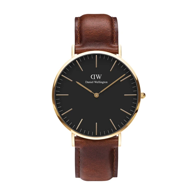 【Daniel Wellington】DW 手錶  Classic St Mawes 40mm棕色真皮皮革錶(DW00100124) 歷史價格詳細信息
