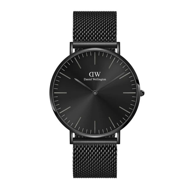 【Daniel Wellington】DW 男錶 Classic Onyx 40mm 寂靜黑米蘭金屬錶-黑錶盤 歷史價格詳細信息