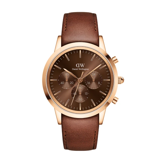 【Daniel Wellington】DW 手錶 Iconic Chronograph 42ｍｍ極地藍三眼皮革錶藍錶盤(DW00100639) 歷史價格詳細信息