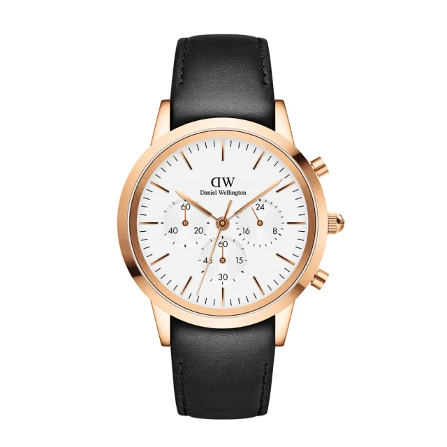【Daniel Wellington】DW 手錶 Iconic Chronograph 42ｍｍ極地藍三眼皮革錶藍錶盤(DW00100639) 歷史價格詳細信息