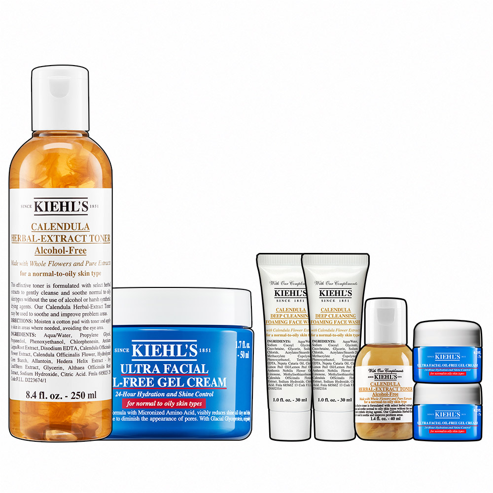 KIEHLS 契爾氏 水感吸油保養組[金盞花化妝水+吸油水凝凍+酪梨眼霜] 歷史價格詳細信息