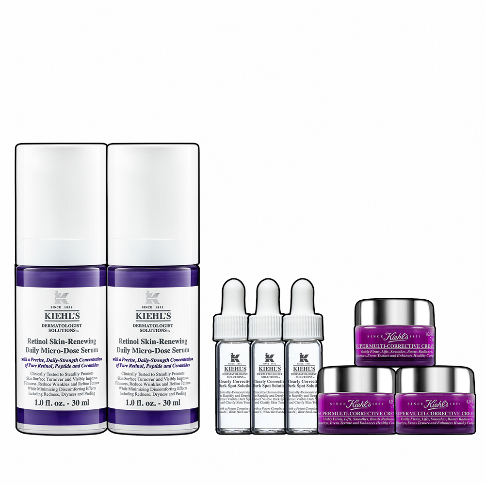 【契爾氏】官方直營 A醇療癒修護組(Kiehl’s/ A醇30ml+藍鑽激萃15ml+UV乳5ml+超級乳霜7ml+潔顏油40ml) 歷史價格詳細信息
