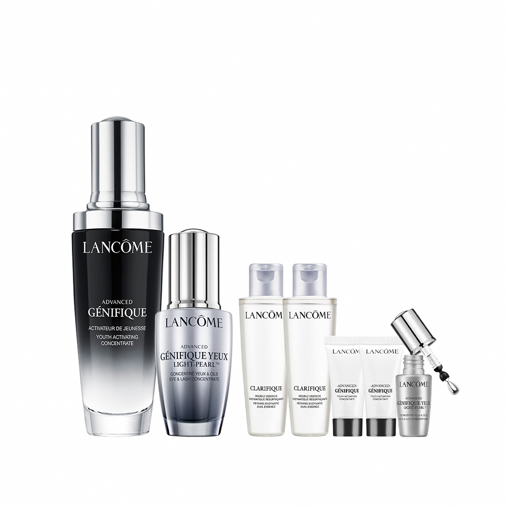 【蘭蔻】官方直營 肌因亮眼修護組(LANCOME/亮眼冰珠/小黑瓶/精華液) 歷史價格詳細信息