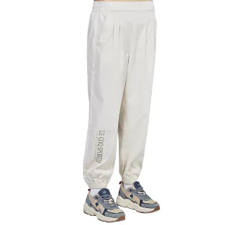 【LE COQ SPORTIF 公雞】休閒潮流針織運動長褲 男女款-黑色-LWS83607 歷史價格詳細信息