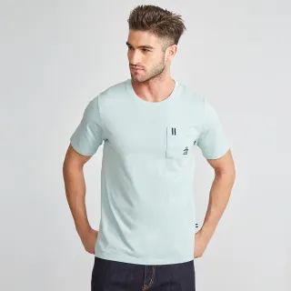 【Munsingwear】企鵝牌 男款淺灰色棋盤格印花長袖棉TEE MGPL2804 歷史價格詳細信息