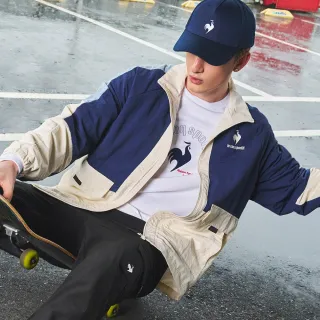【LE COQ SPORTIF 公雞】防潑水休閒潮流防風外套 男款-經典紅藍白色-LWS61203 歷史價格詳細信息
