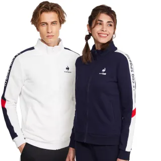 【LE COQ SPORTIF 公雞】法式經典針織運動長褲 男女款-梔子米色-LWS83313 歷史價格詳細信息