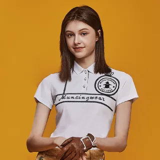 【Munsingwear】企鵝牌 女款白色時尚造型企鵝絲絨刺繡圓領T-SHIRT   MLSL2801 歷史價格詳細信息