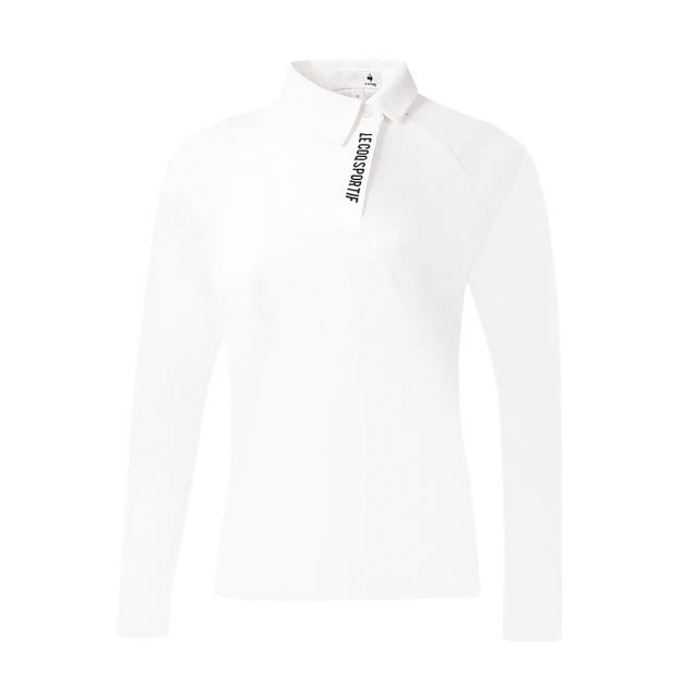 【LE COQ SPORTIF 公雞】高爾夫系列 女款藏青色吸濕快乾彈性POLO長袖棉衫 QLU2T106 歷史價格詳細信息