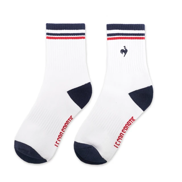 【LE COQ SPORTIF 公雞】中筒襪/運動襪/休閒襪 男女-4色-LWR03203 歷史價格詳細信息