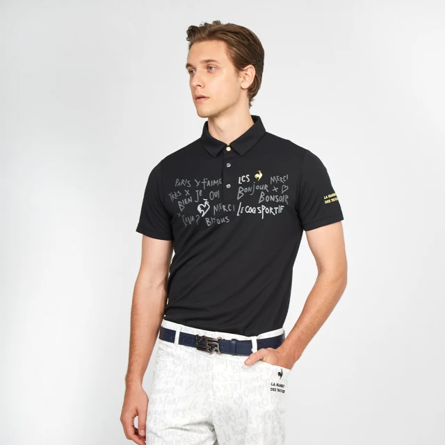 高爾夫男士短袖公雞新款夏吸溼排汗透氣乾爽拼接翻領T恤戶外運動polo衫男球衣-22號穿搭 歷史價格詳細信息