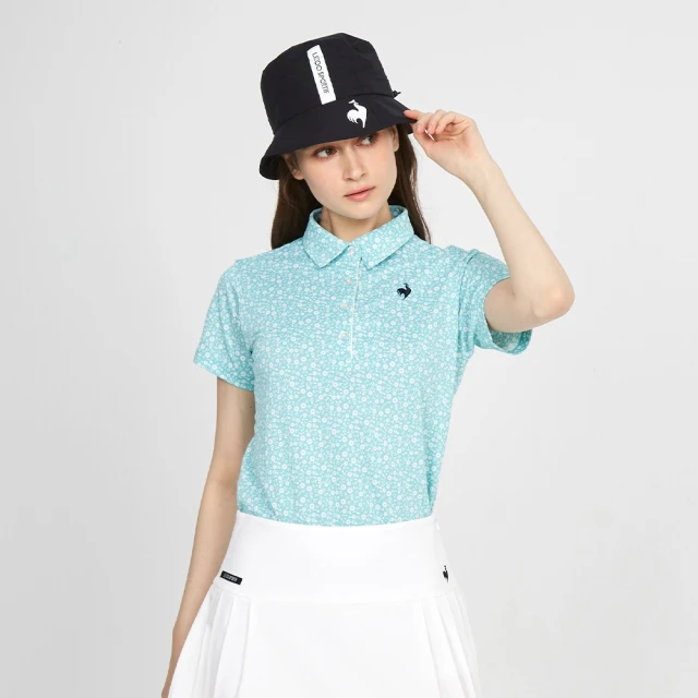 【LE COQ SPORTIF 公雞】高爾夫系列 女款藏青色吸濕快乾彈性POLO長袖棉衫 QLU2T106 歷史價格詳細信息