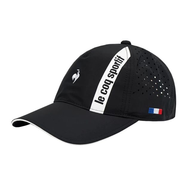 【LE COQ SPORTIF 公雞】高爾夫系列 黑色防水高透氣可調節高爾夫球帽 QGT0J108 歷史價格詳細信息
