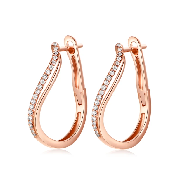 SOPHIA 蘇菲亞珠寶 - 流線雙色 14K(玫瑰金+白金) 鑽石項鍊 歷史價格詳細信息