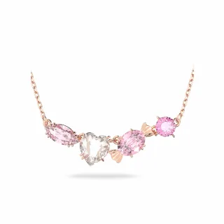 【SWAROVSKI 官方直營】Gema 耳釘粉紅色 鍍白金色 歷史價格詳細信息