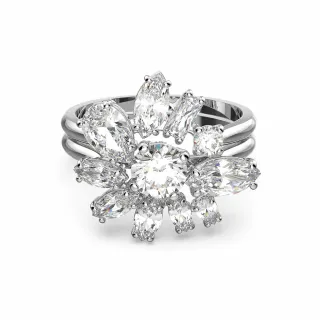 【SWAROVSKI 官方直營】Gema 個性戒指 花朵 白色 鍍白金色 價格比較,價格查詢,歷史價格詳細信息