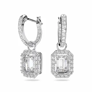 【SWAROVSKI 官方直營】Millenia 大圈耳環 八角形切割Swarovski 水晶 粉紅色 鍍白金色 歷史價格詳細信息