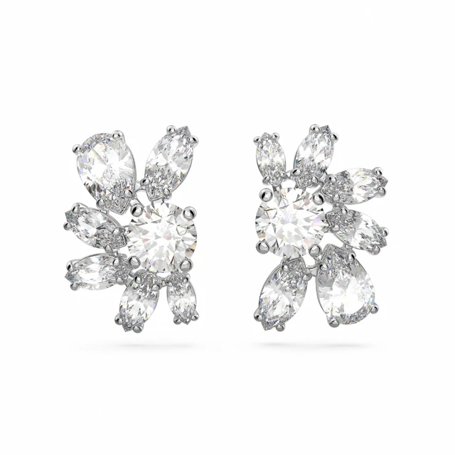 【SWAROVSKI 官方直營】Gema 耳釘粉紅色 鍍白金色 歷史價格詳細信息