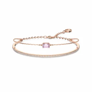 【SWAROVSKI 官方直營】Millenia 手鏈正方形切割 水晶 藍色 鍍白金色(水晶手鍊 彩寶 閃亮 手串 曜石) 歷史價格詳細信息