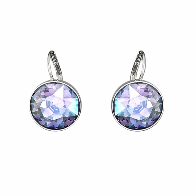 【SWAROVSKI 官方直營】Bella V 水滴形耳環圓形切割 白色 鍍白金色 歷史價格詳細信息
