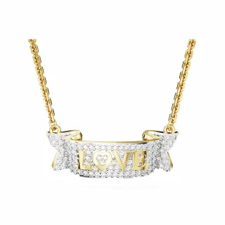 【SWAROVSKI 官方直營】Volta Y 字形鏈墜蝴蝶結  粉紅色  鍍玫瑰金色調 歷史價格詳細信息