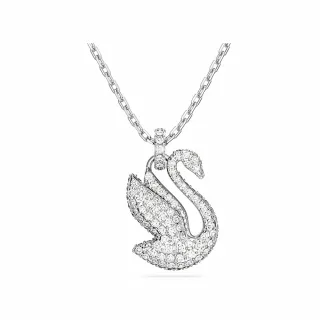 【SWAROVSKI 官方直營】Swarovski Sparkling Dance Triology 項鏈密鑲  白色  鍍白金色 歷史價格詳細信息