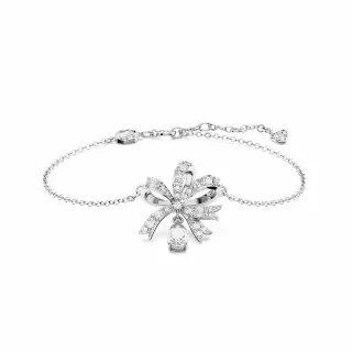【SWAROVSKI 官方直營】Volta Y 字形鏈墜蝴蝶結  粉紅色  鍍玫瑰金色調 歷史價格詳細信息