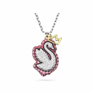 【SWAROVSKI 官方直營】Swarovski Swan 鏈墜 天鵝 細碼 黑色 鍍玫瑰金色調 歷史價格詳細信息