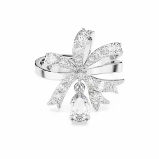 【SWAROVSKI 官方直營】Volta Y 字形鏈墜蝴蝶結  粉紅色  鍍玫瑰金色調 歷史價格詳細信息