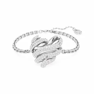 【SWAROVSKI 官方直營】Volta Y 字形鏈墜蝴蝶結  粉紅色  鍍玫瑰金色調 歷史價格詳細信息