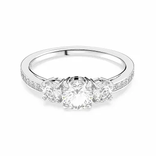 【SWAROVSKI 官方直營】Attract Soul 白金色幾何穿孔耳環(Attract) 歷史價格詳細信息