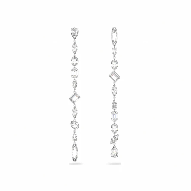 【SWAROVSKI 官方直營】Gema 耳釘粉紅色 鍍白金色 歷史價格詳細信息