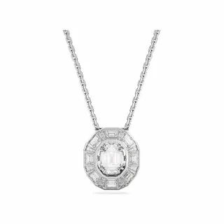 【SWAROVSKI 官方直營】Mesmera 鏈墜 混合式切割 粉紅色 鍍白金色 歷史價格詳細信息