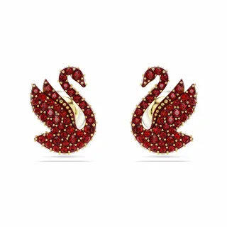 【SWAROVSKI 官方直營】Swarovski Iconic Swan 耳釘天鵝  白色  鍍白金色 歷史價格詳細信息